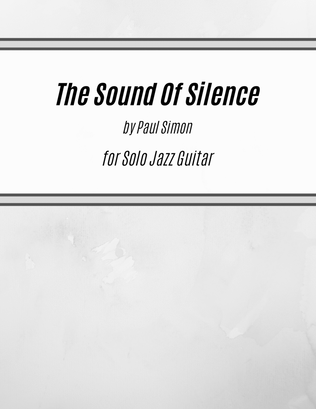 Book cover for The Sound Of Silence