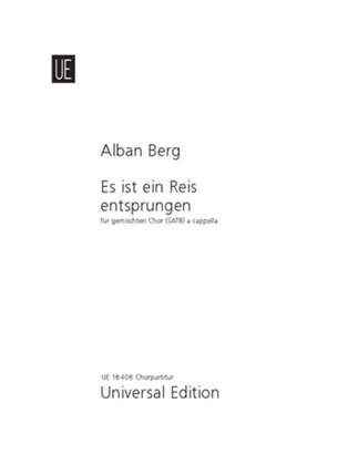 Book cover for Es Ist Ein Reis Entsprungen
