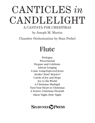Book cover for Canticles in Candlelight - Flute
