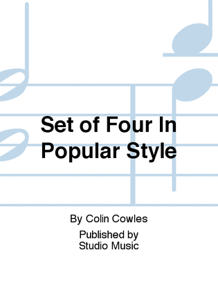 Book cover for Set of Four In Popular Style