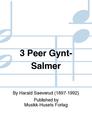 Book cover for 3 Peer Gynt-Salmer