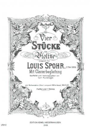 Book cover for Vier Stücke