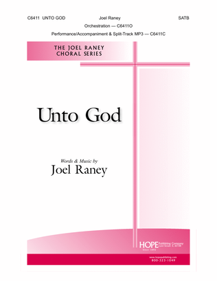 Book cover for Unto God