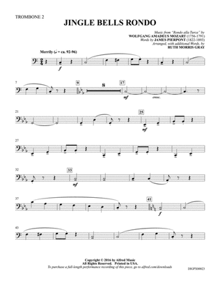 Book cover for Jingle Bells Rondo: Trombone 2