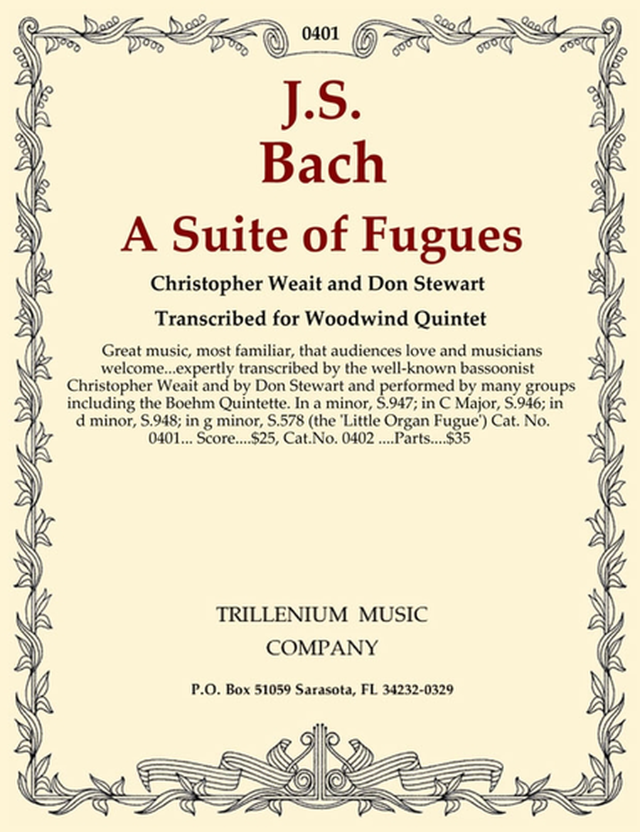 A Suite of Fugues (score)