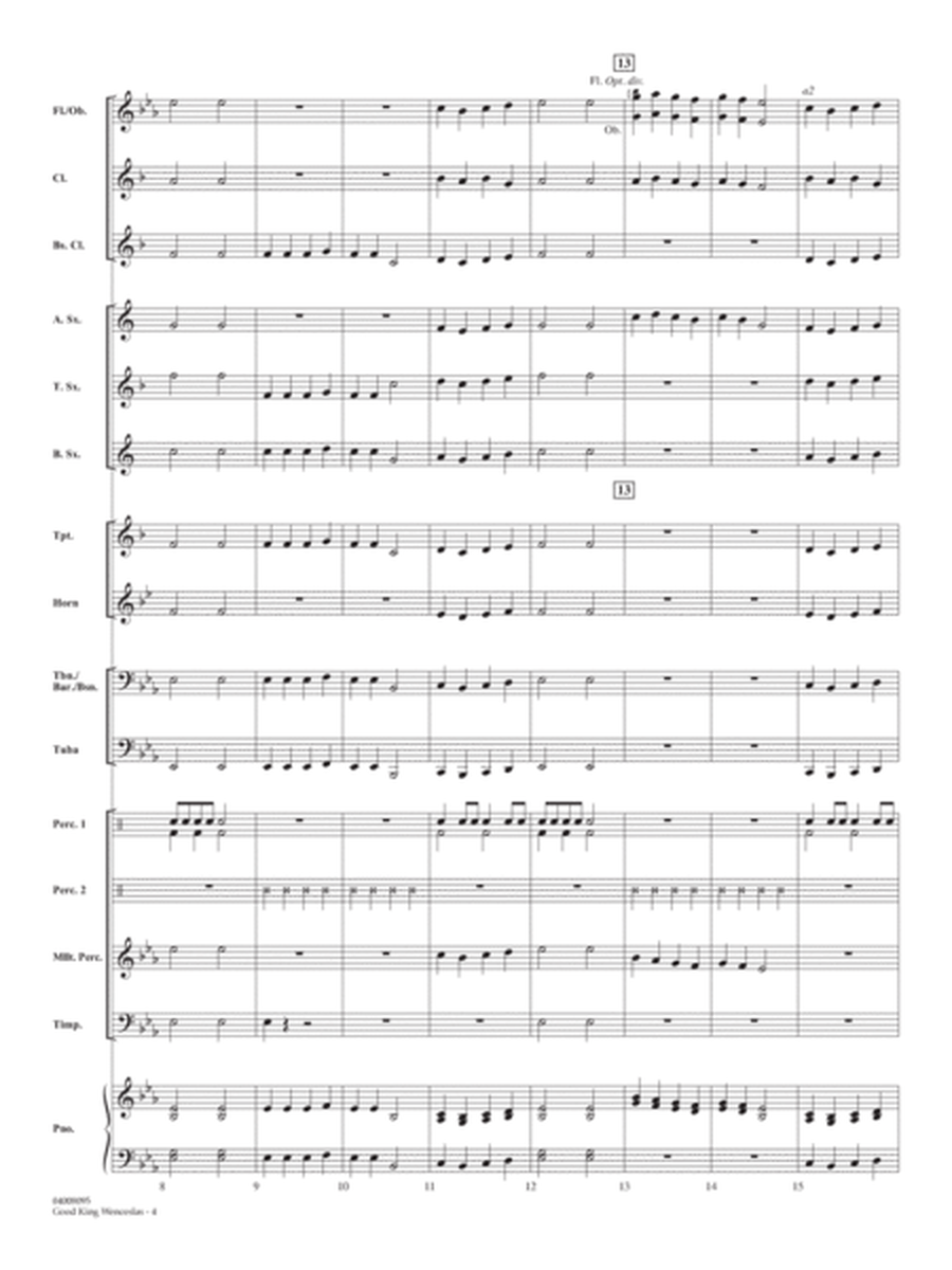 Good King Wenceslas (arr. Michael Oare) - Conductor Score (Full Score)