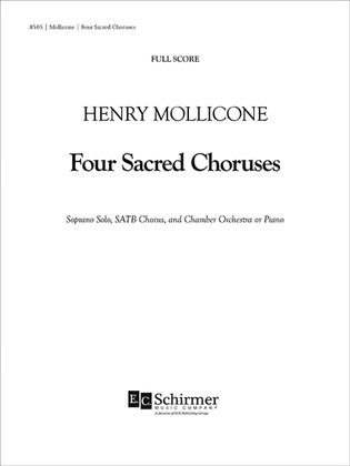 Book cover for Four Sacred Choruses (Additional Full Score)