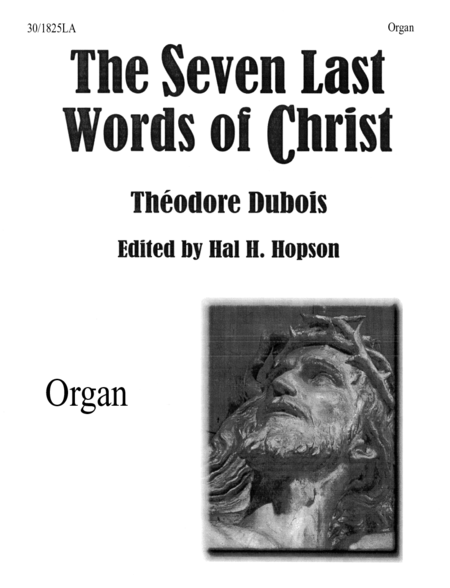 Seven Last Words of Christ - Organ