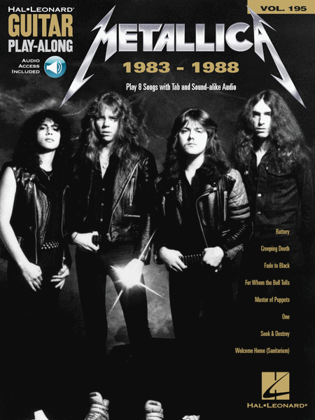 Metallica: 1983-1988 (Guitar Play-Along Volume 195)