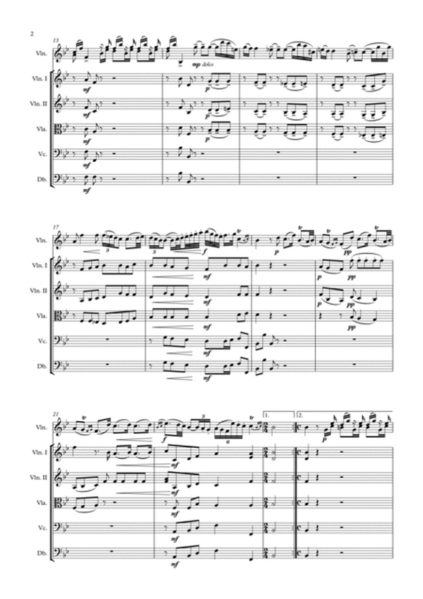 "Didone Abbandonata" Sonata Op.1, Nr.10 (arr. for Violin and Strings)