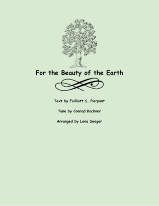 Book cover for For the Beauty of the Earth