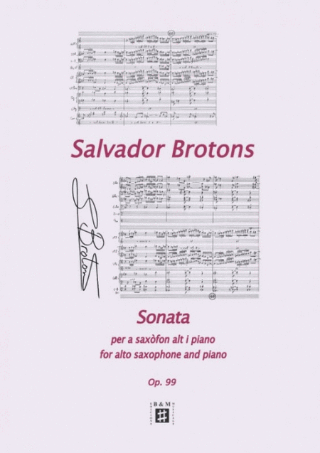 Sonata for alto saxophone and piano