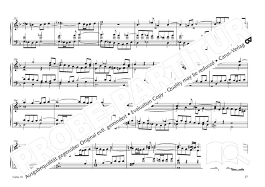 Contrapunctus 14 fur Orgel / Tasteninstrument