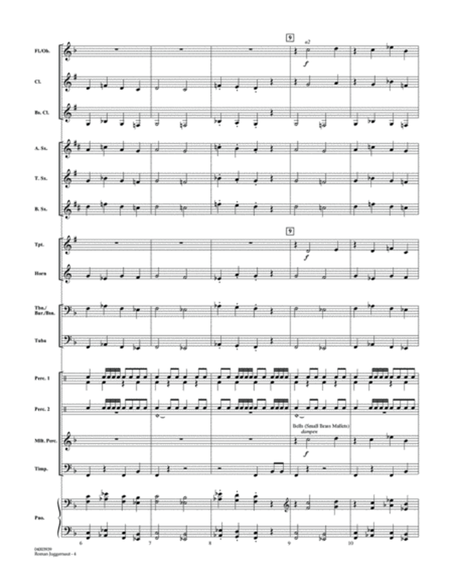 Roman Juggernaut - Conductor Score (Full Score)