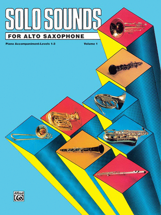 Book cover for Solo Sounds for Alto Saxophone, Volume 1