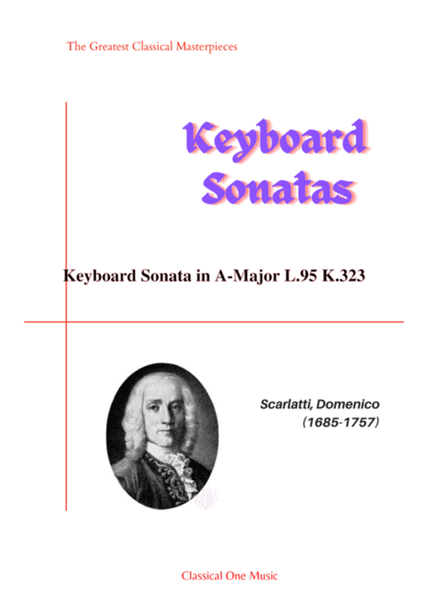 Scarlatti-Sonata in A-Major L.95 K.323(piano) image number null