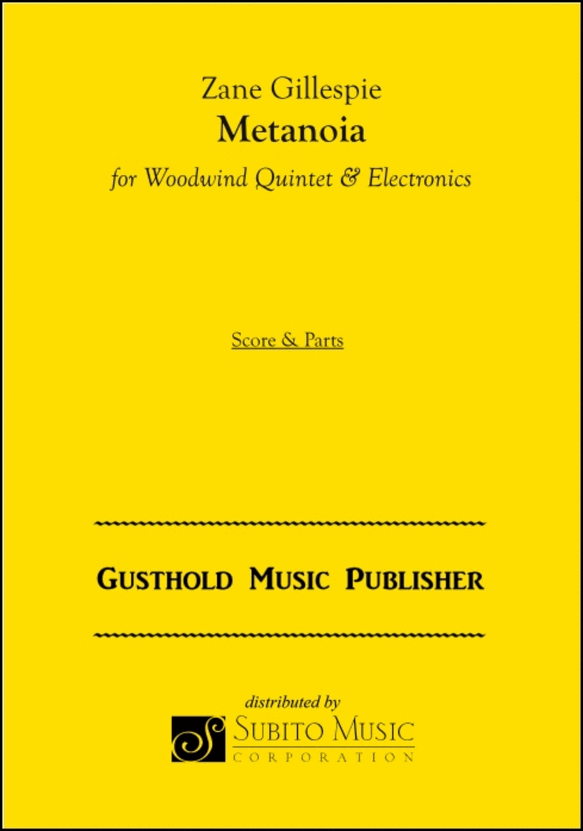 Metanoia Woodwind Quintet - Sheet Music
