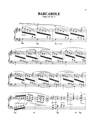 Gade: Piano Pieces, Op. 19