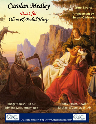 Book cover for Carolan Medley, Duet for Oboe & Pedal Harp