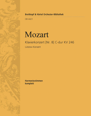 Book cover for Piano Concerto [No. 8] in C major K. 246