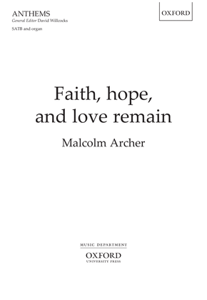 Book cover for Faith, hope, and love remain