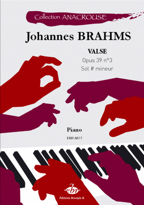 Book cover for Valse Opus 39 n° 3 (Collection Anacrouse)