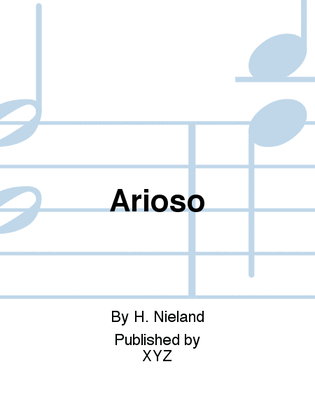 Book cover for Arioso
