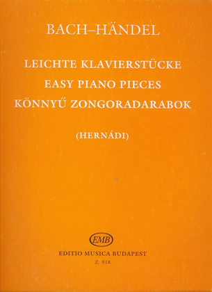 Book cover for Leichte Klavierstücke 18 Werke von J.S.Bach, den