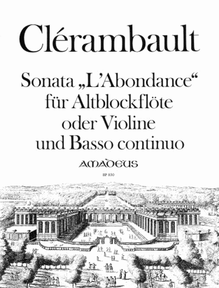 Sonata "L'Abondance"