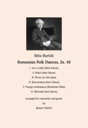 Book cover for Romanian Folk Dances, Sz. 56