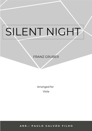 Book cover for SILENT NIGHT – VIOLA SOLO