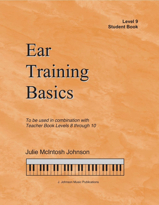 Book cover for Ear Training Basics Student Book and CD, Level 9
