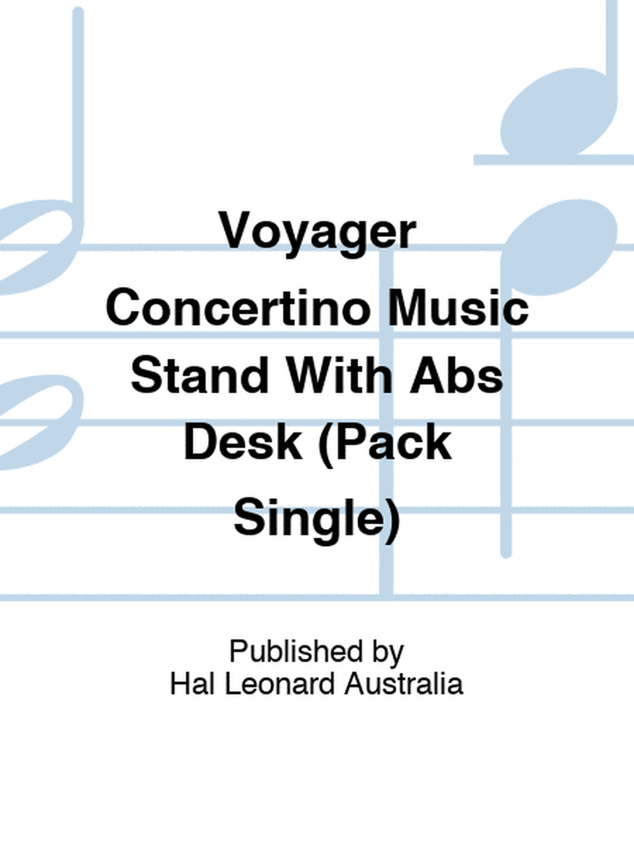 Voyager Concertino Music Stand With Abs Desk (Pack Single)