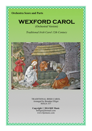 Book cover for Wexford Carol - Orchestra Score and Parts PDF