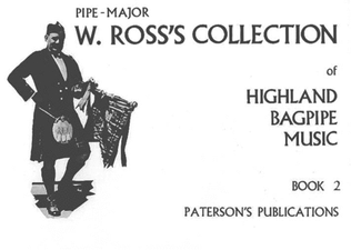 Book cover for W. Ross's Collection of Highland Bagpipe Music