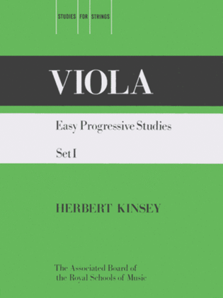 Book cover for Easy Progressive Studies, Set I