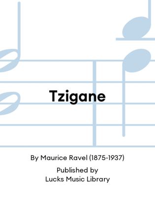 Book cover for Tzigane