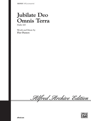 Jubilate Deo Omnis Terra (Psalm 99)