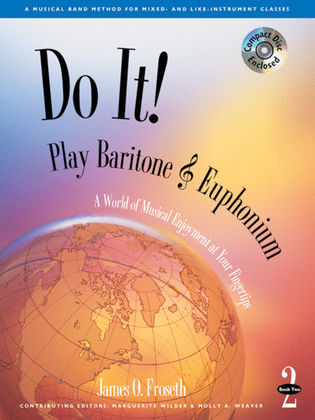 Book cover for Do It! Play Baritone TC / Euphonium - Book 2 with MP3s
