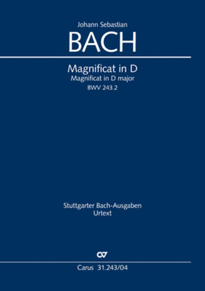 Book cover for Magnificat in D major