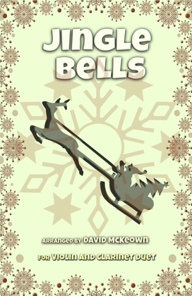 Book cover for Jingle Bells, Jazz Style, for Violin and Clarinet Duet