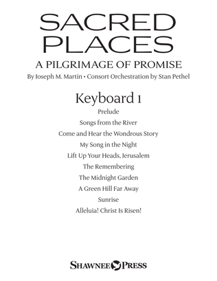 Book cover for Sacred Places - Keyboard 1