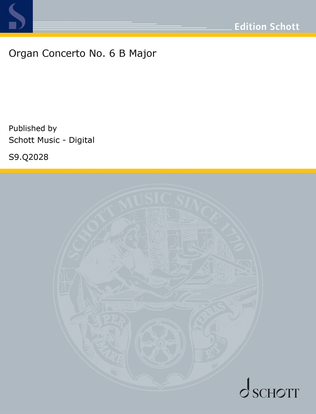 Organ Concerto No. 6 B Major