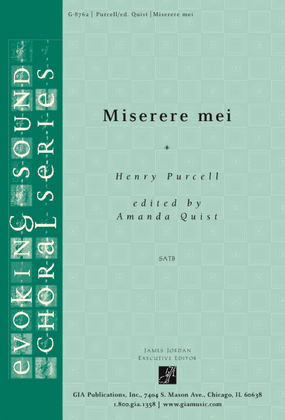 Book cover for Miserere Mei