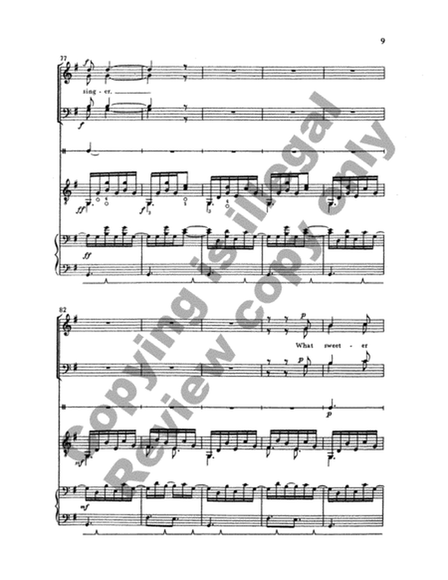 What Sweeter Music (Choral Score)