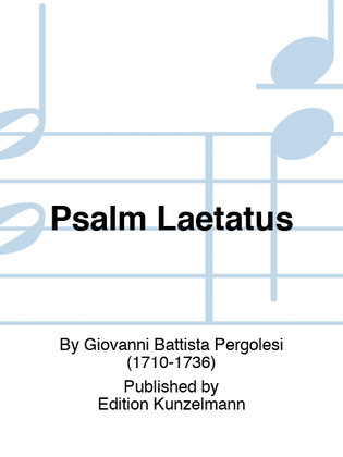 Laetatus sum in his (Psalm 121)