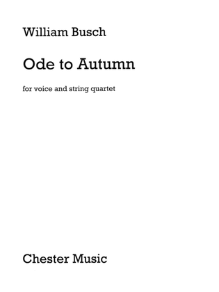 Book cover for Ode to Autumn