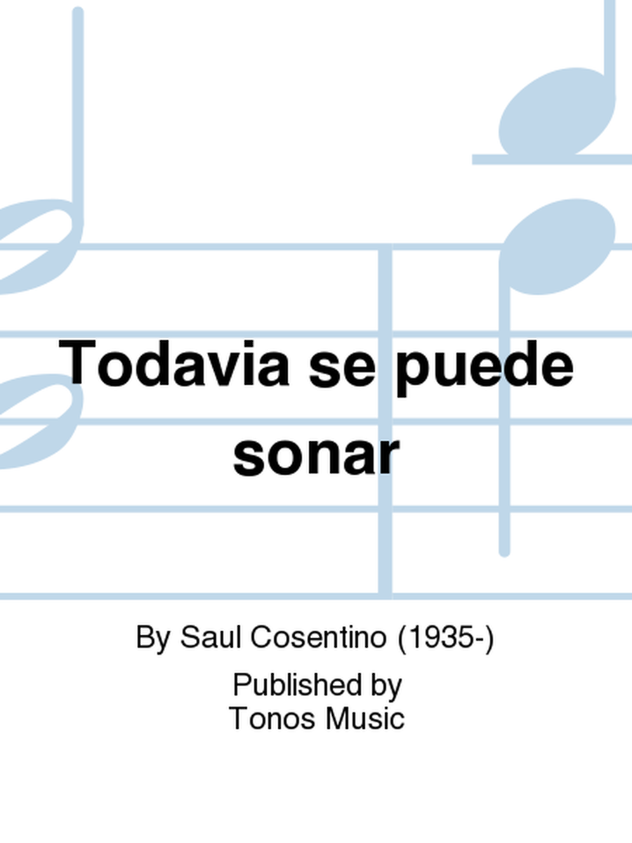 Todavia se puede sonar