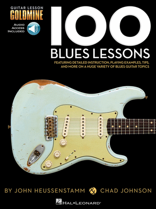 Book cover for 100 Blues Lessons