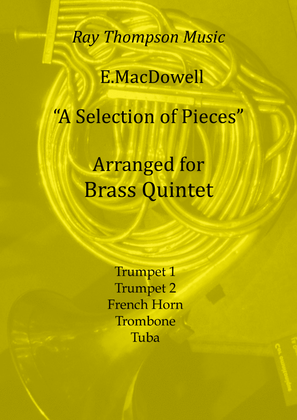 Book cover for MacDowell: A Selection of Pieces for Brass Quintet